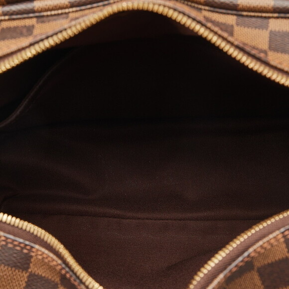 LOUIS VUITTON Authentic Brown Damier Leather Shoulder Bag